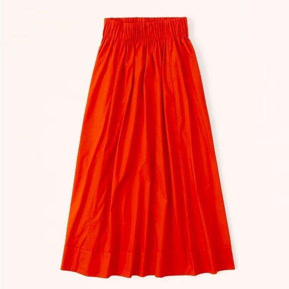 *NWT* Abercrombie & Fitch Resort Set w/ ruched top and volume maxi skirt - Picture 4 of 4